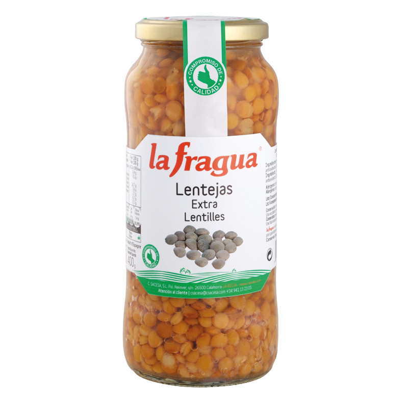 LENTEJAS NACIONALES EXTRA TARRO 12/540g